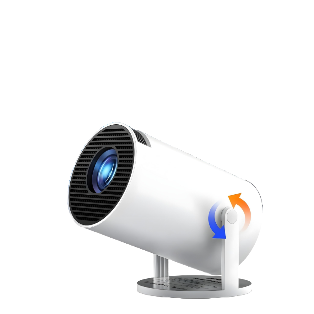 Tragbarer 4K Mini Beamer mit Android TV 11