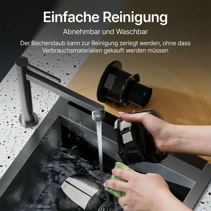 Beutelloser Staubsauger mit multifunktionalen HEPA-Filtersystem / Leise Bedienung / Für viele Bodentypen / 2,2L Fassungsvermögen