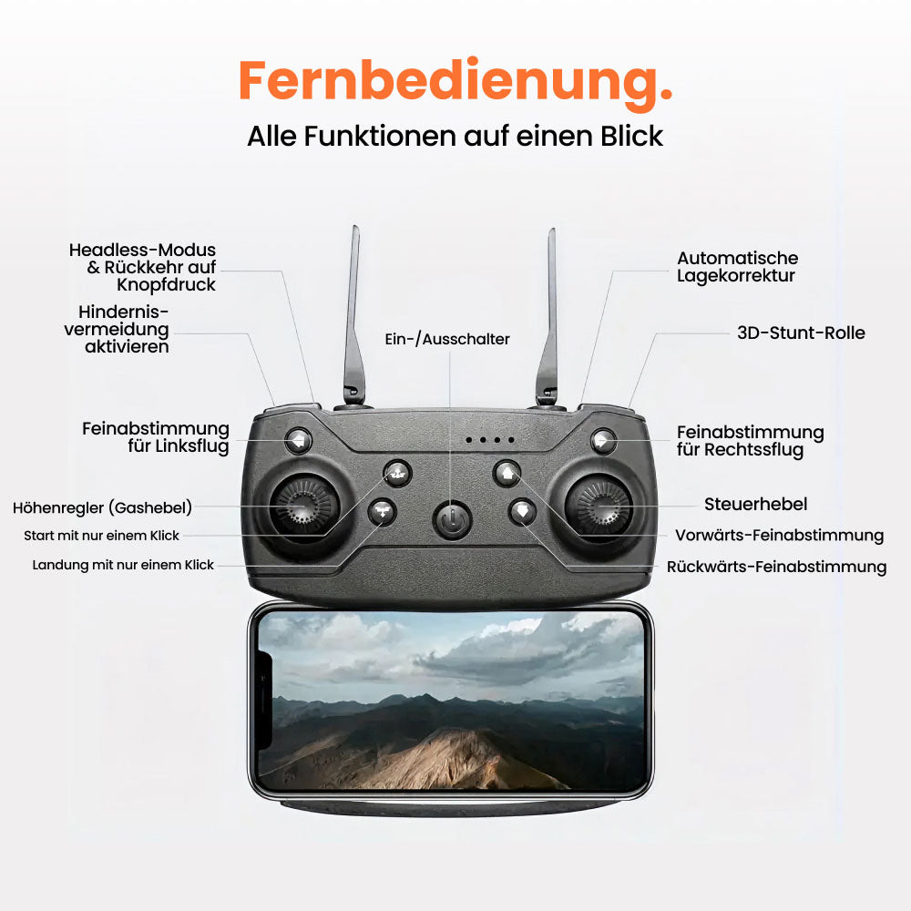 Drohne mit 4K Dual-Kamera