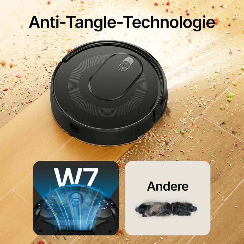 Saugroboter W7 mit Wischfunktion - Mehr als nur Bodenreinigung.