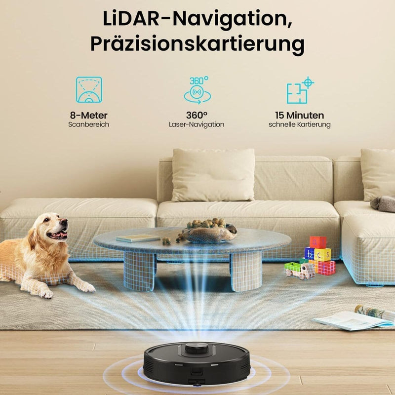 Saugroboter W11 mit Absaugstation