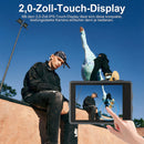 5K Action Camera 30MP mit WiFi / Wasserdicht bis 30 m mit Touchscreen / 170° Weitwinkel / 2.4G Fernbedienung & Zubehör-Kit