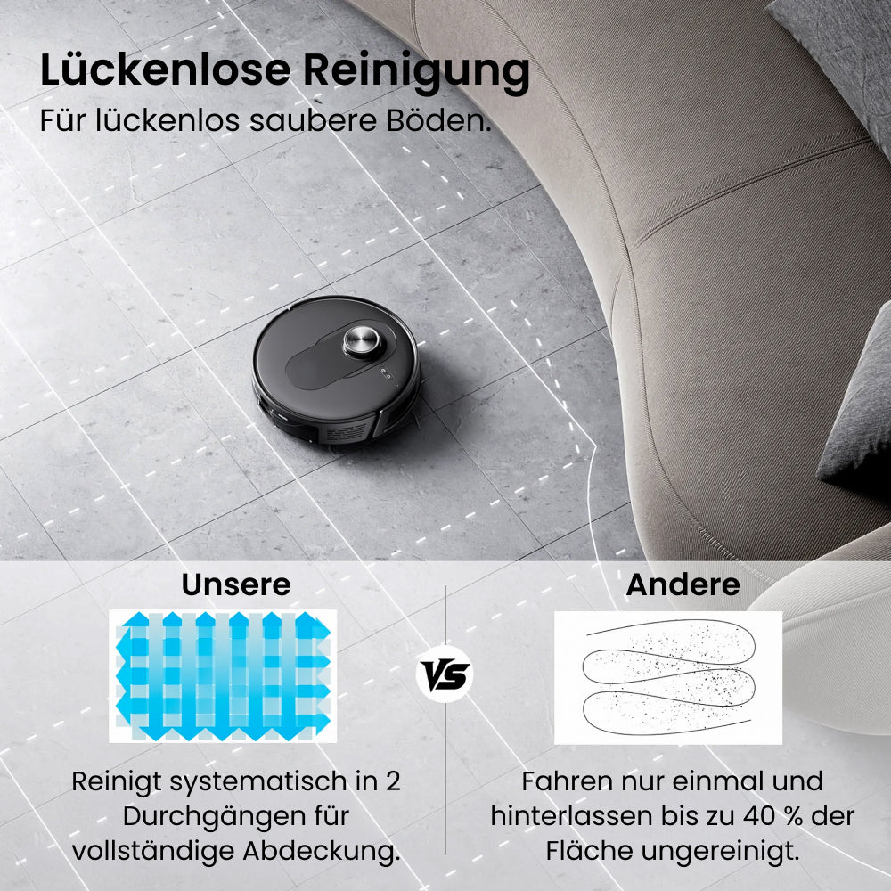 Staubsauger Roboter mit Absaugstation