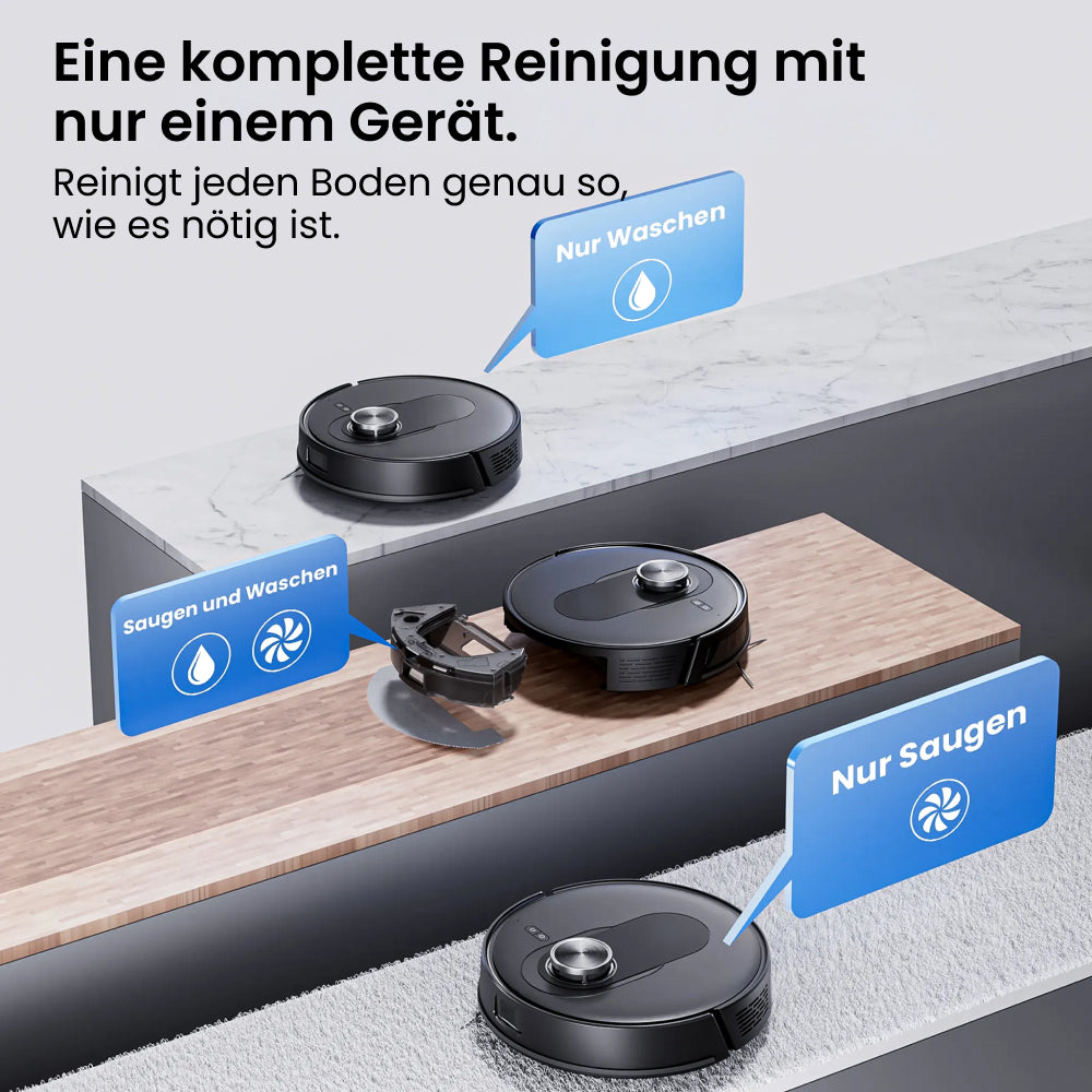 Staubsauger Roboter mit Absaugstation