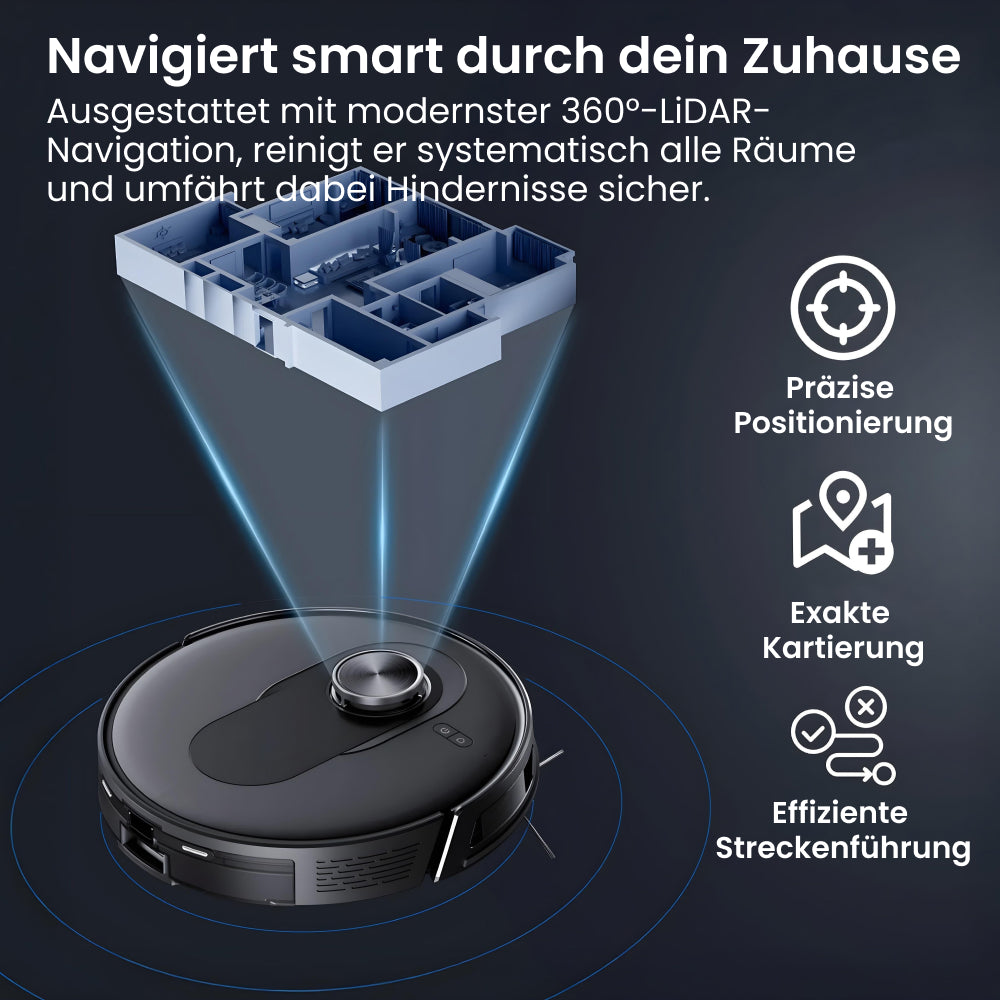 Staubsauger Roboter mit Absaugstation