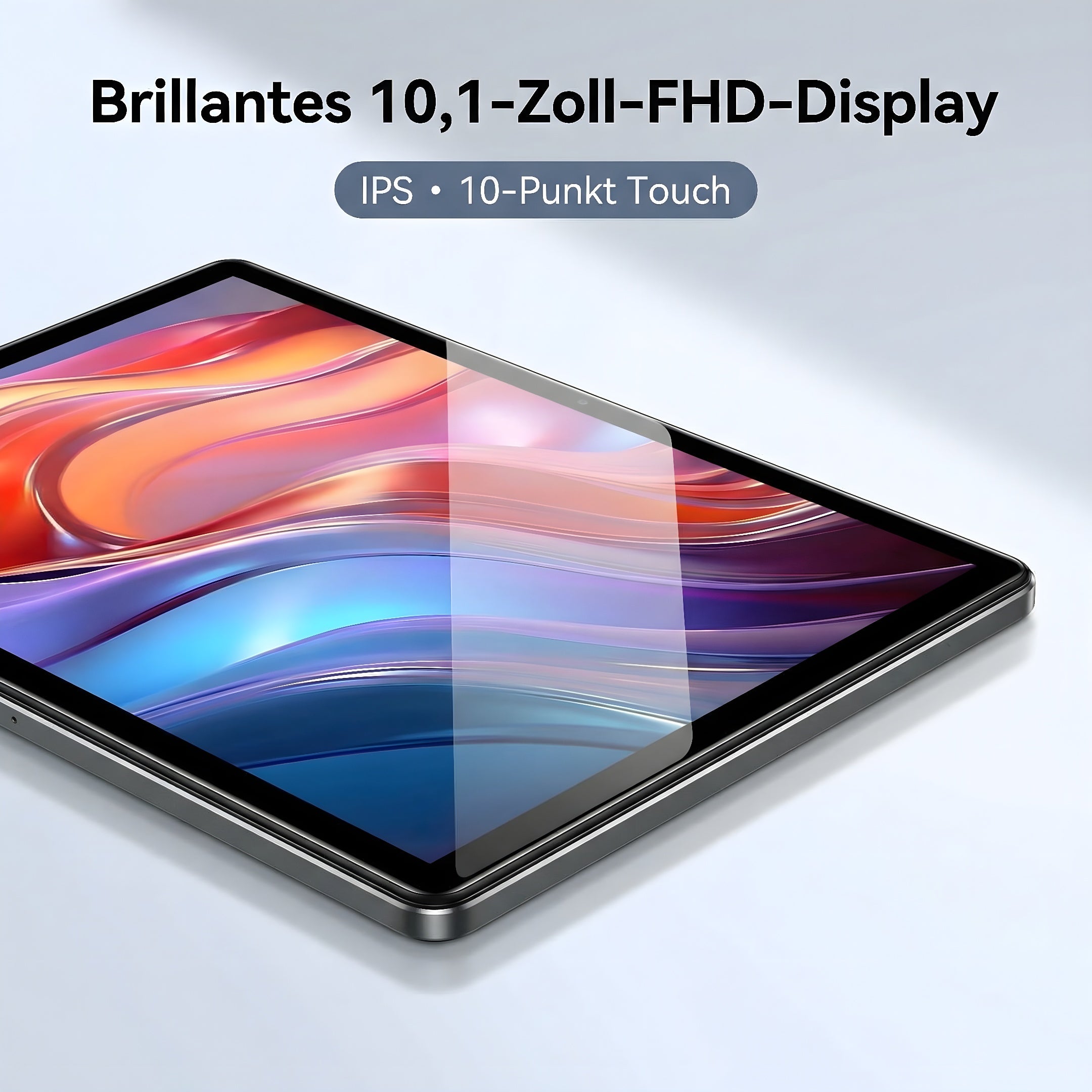 Performance Tablet mit leistungsstarkem Prozessor | Inklusive GRATIS Schutzhülle | Octa-Core 2.0GHz Prozessor | 6GB RAM | 128GB Speicher (bis zu 1TB erweiterbar) | Dualband-WiFi 2.4G/5G, Bluetooth 5.0 | Android 13 mit Dual-Kameras