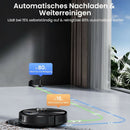 Saugroboter mit 8.000 PA / Spezialist für Tierhaare / LiDAR-Navigation / 3-in-1 Saugen & Wischen / Mehrere Karten / App- & Sprachsteuerung