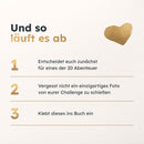 Memories Book für Paare /  Challenge Buch mit über 100 verschiedenen Aufgaben / Erlebnis Fotobuch für garantierten Pärchen-Spaß / Couples Edition