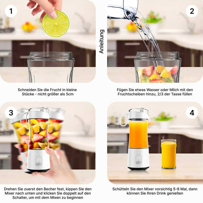 Tragbarer Mixer tragbare Obst elektrische Entsaftbecher Küche Gadgets-Elektrisch