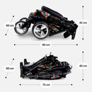 Kombi-Kinderwagen / Inkl. Autositz & Schlafkorb / Made in EU / Flexibel dank Wendegriff / Komfortable Federung / Mit Spieltablett & Moskitonetz / Stabil auf jedem Terrain