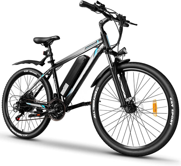 Elektro-Mountainbike für Herren / 26 Zoll / 250 W Heckmotor / Abnehmbarer 10.4AH Lithium-Ionen-Akku / Schnelle Ladezeit / Aluminiumlegierung