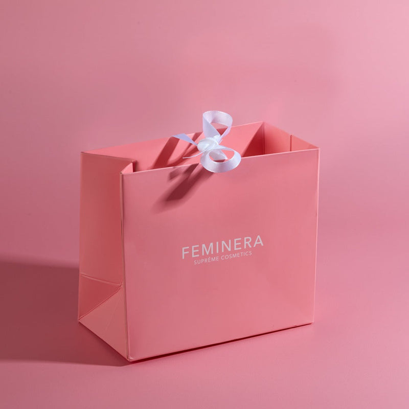 Paper Bag | Edle Geschenktüte mit dem gewissen Etwas | Luxuriöse Schleife | Aus umweltbewusstem Kraftpapier