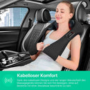 Nackenmassagegerät mit Wärmefunktion für Schulter, Nacken & Rücken / Elektrisches Massagegerät mit 3 einstellbaren Geschwindigkeiten / Angenehme Massage für Tiefengewebe / Geeignet für Zuhause, Büro & Auto