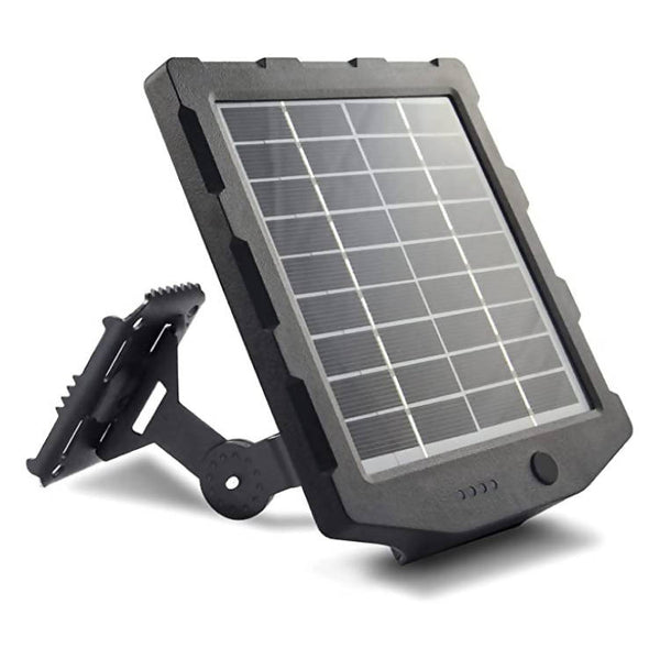 Solarpanel für Wildkamera / Wiederaufladbare 2000mAH Lithium-Batterie / Kompatibel mit vielen Modellen / Einfache Installation / Für emissionsfreie Stromerzeugung