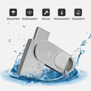 USB Stick 64GB / USB C & USB 2.0 / 2-in-1 OTG Speicherstick / Mini Metall Memory Stick / Schlüsselanhänger / Silber