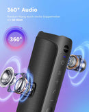 Bluetooth Lautsprecher Pro / Kraftvoller Stereo Sound / IPX7 Wasserdicht / Freisprechfunktion / Optionales LED Licht / 20H Akkulaufzeit