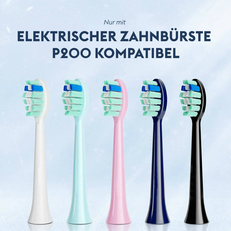 Ersatzbürsten für elektrische Zahnbürste, 3 Stück, Weiche und abgerundete Borsten, Passend für alle Snapbuy Zahnbürsten